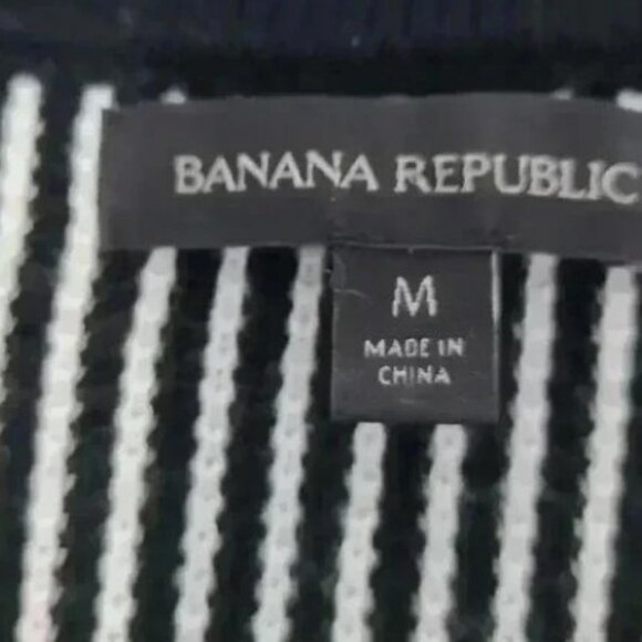 Banana Republic black/grey boxy sweater size M - Picture 8 of 9